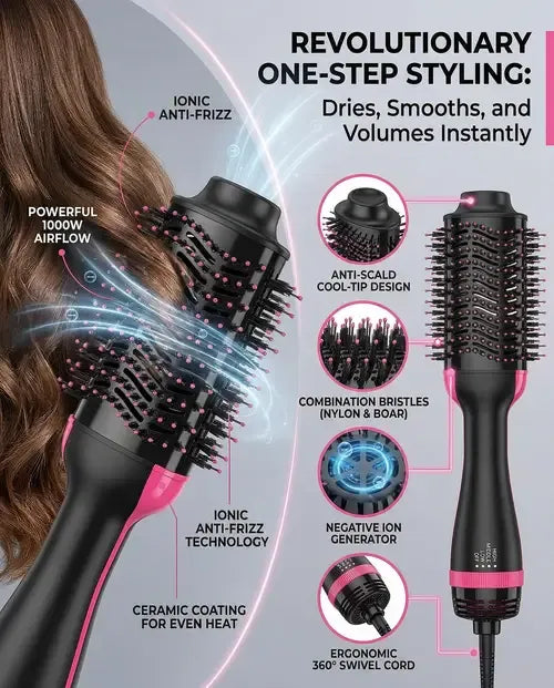 One Step 3 in 1 Hair Dryer And Styler