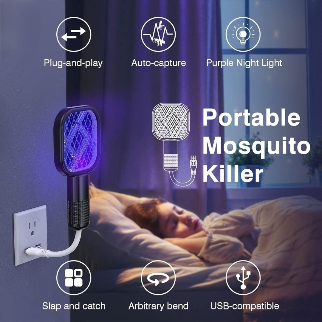 Mini Mosquito Killer Racket Lamp
